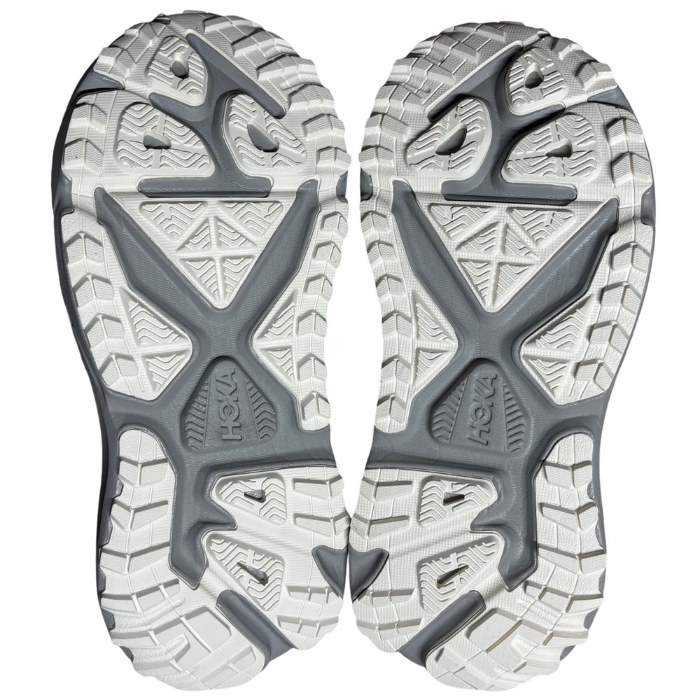 New in Box Mens Hoka Stinson 7 Trail Running Shoes Grey White Sz 8D 1141530-SLBS - Picture 5 of 8